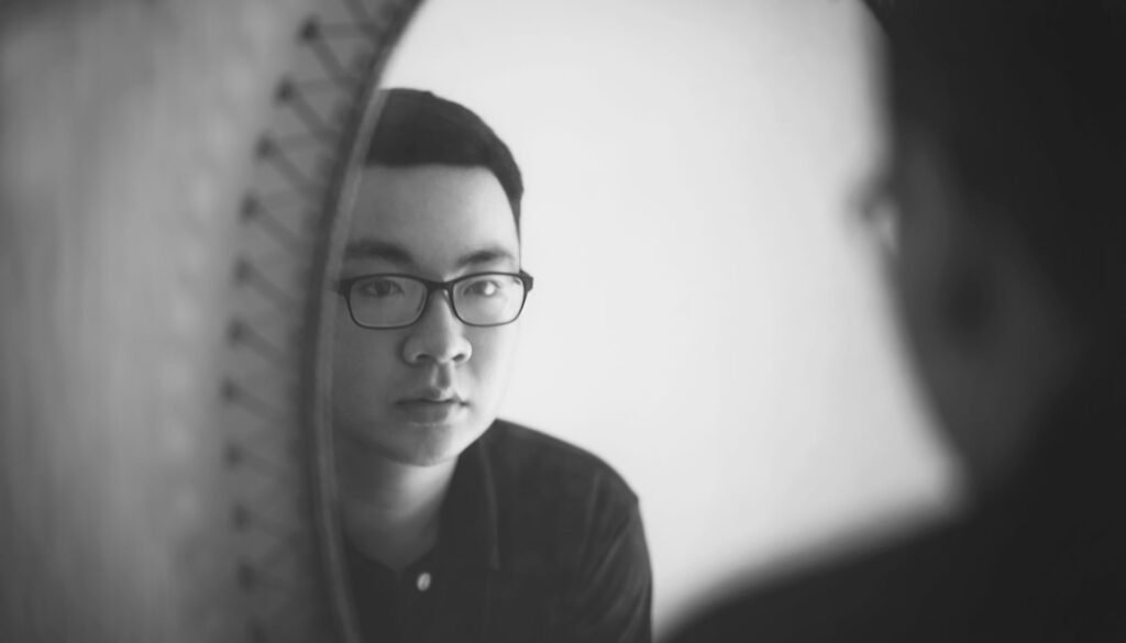 person struggling with self doubt and lack of self trust